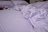 Постільна білизна "Еліт" двоспальна 180х220 кольоровий страйп-сатин люкс (12958), фото 2