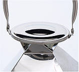 Набір 2-х підсвічників "Ліхтар Джейсон" з нержавіючої сталі h35-45см, фото 4