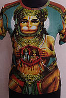 Жіноча футболка з короткими рукавами. Хануман. Індія