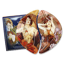 Набір тарілок А. Муха Рубін і Аметист Carmani (2 шт.), 21,5х10,5 см (198-7024)