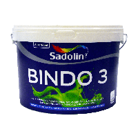 Латексная краска Sadolin Bindo 3 для стен и потолка белая BW 2,5 л