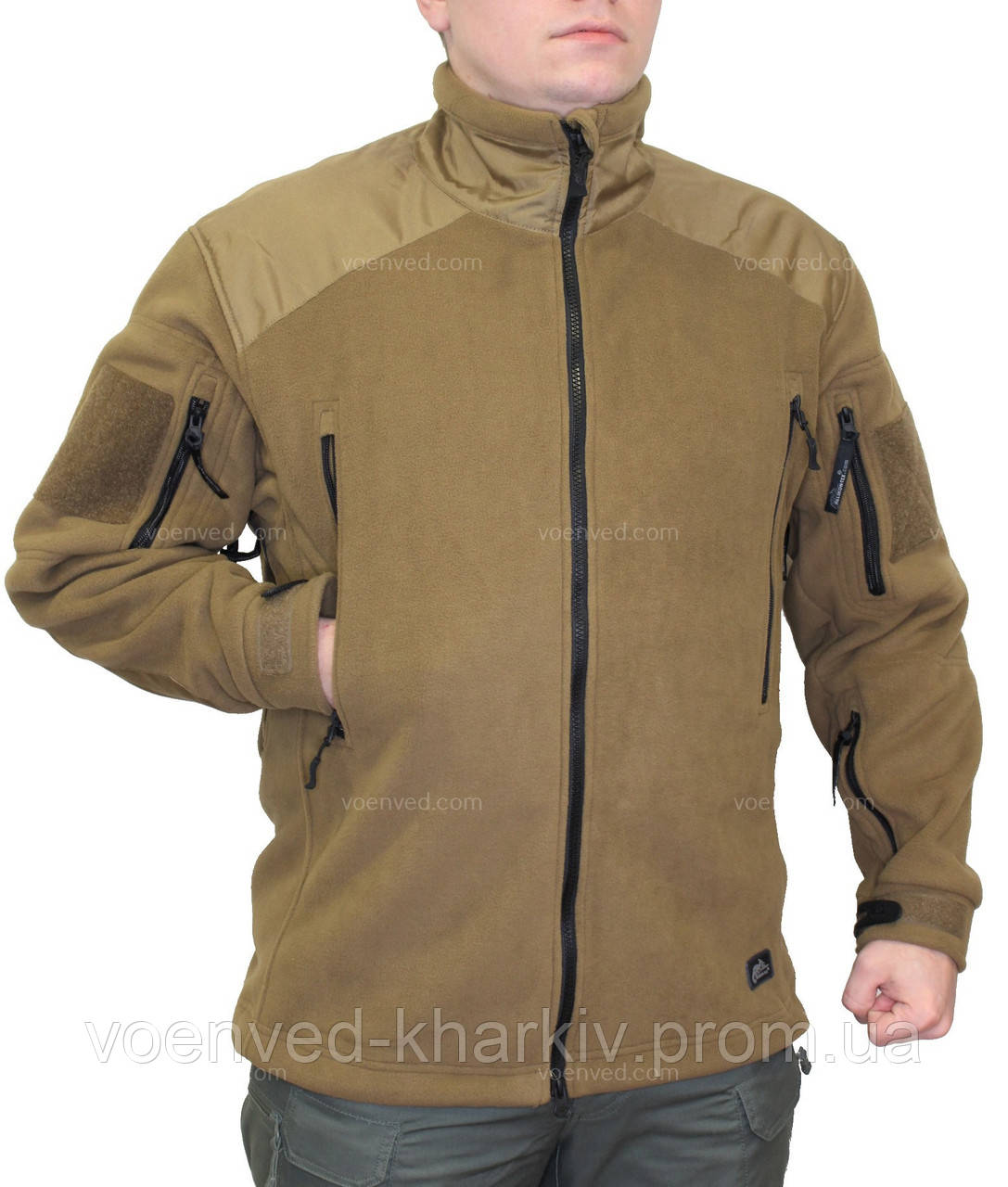 Куртка військова флісова Helikon-Tex® Liberty Coyote BL-LIB-HF-11, фото 1