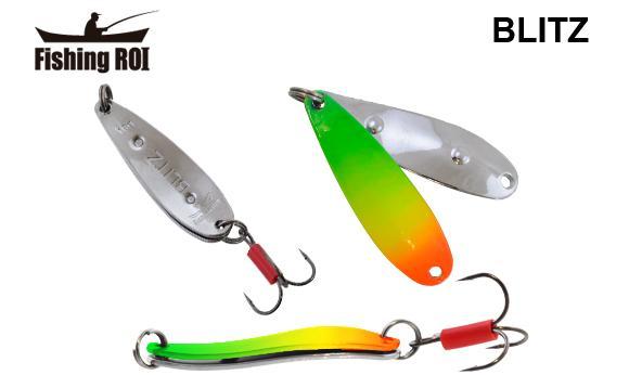Блешня Fishing ROI Blitz 24gr 010+001 (шумова), фото 1