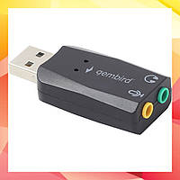 Звуковая карта Gembird SC-USB2.0-01 Black