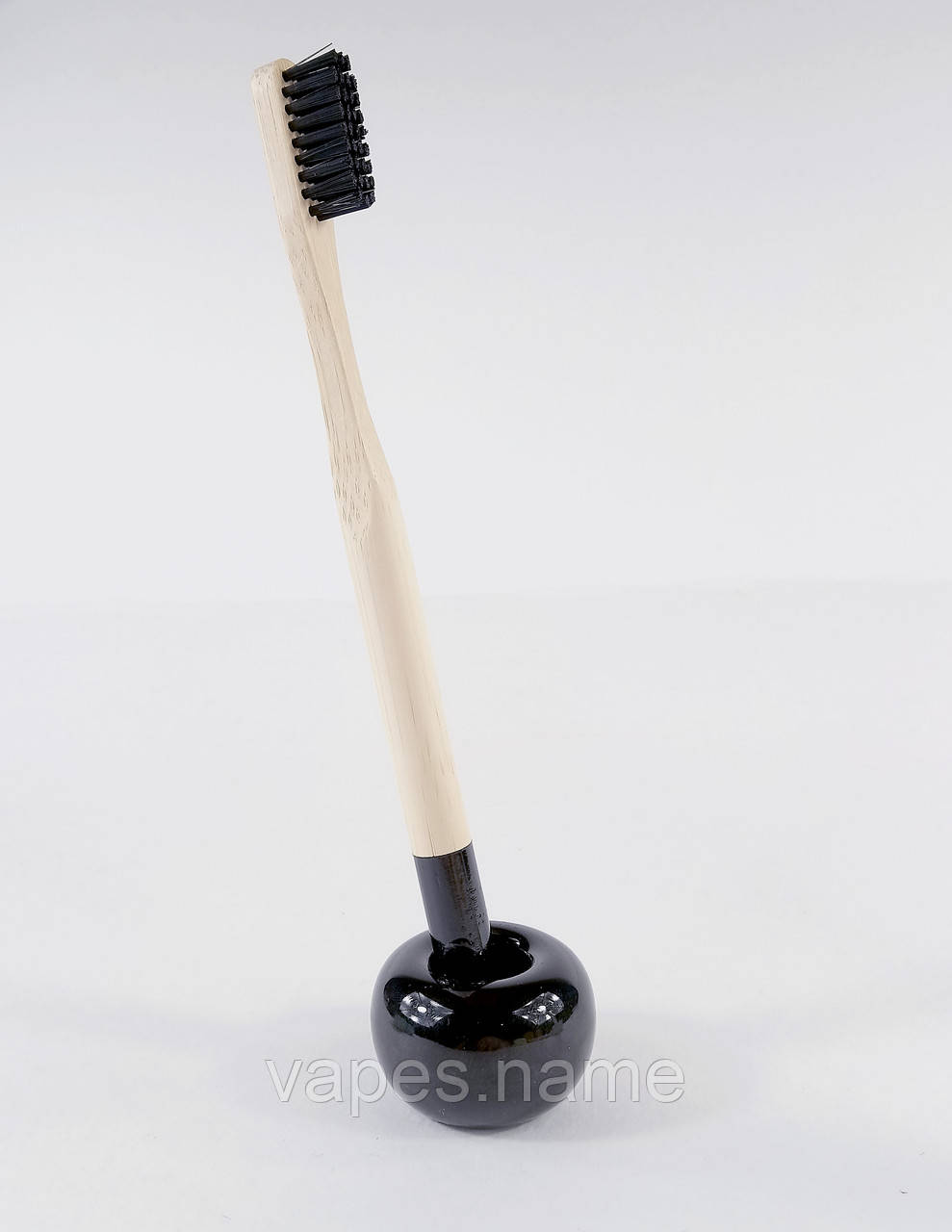 Зубна щітка бамбукова з керамічним утримувачем (різні кольори)
