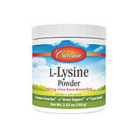 Аминокислота Carlson Labs L-Lysine Powder, 100 грамм