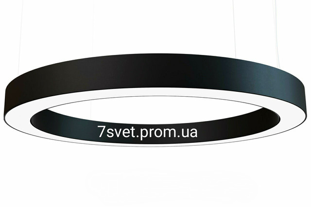 Алюминиевый Круглый Светильник из LED профиля 1м фото круглый алюминиевый led светильник