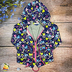 Нейлонова вітровка з хб підкладкою і капюшоном Розмір: 98,104,110,116,122 см (01615)