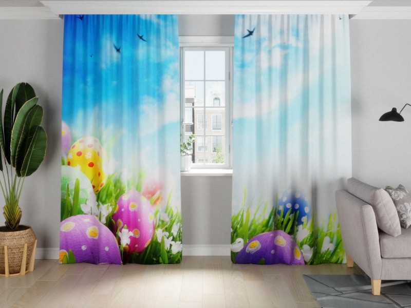 Фотошторы великодні текстильні В очікуванні дива, фото 1