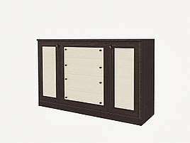 Комод з ДСП в спальню, вітальню, дитячу Лотос (св.венге/темний венге) Світ Меблів