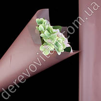 Калька для квітів матова, шоколад, рулон 0.6×8 м