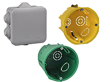 МОНТАЖНІ і РОЗПОДІЛЬЧІ КОРОБКИ