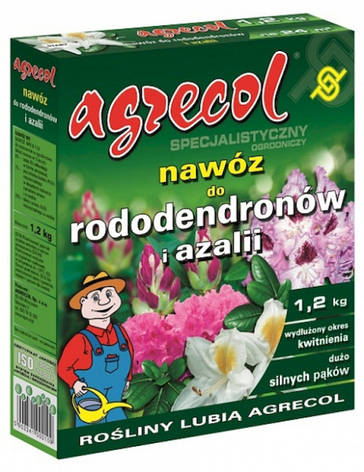 Добриво для рододендронів та азалій NPK (8-7-22) 1,2 кг, Agrecol, фото 1