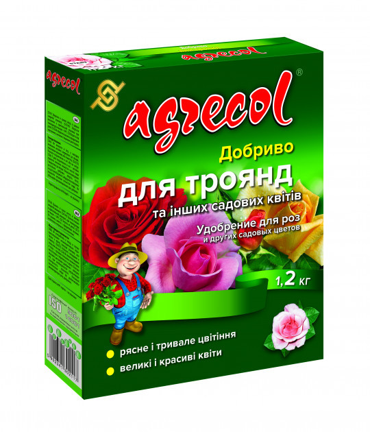 Добриво для троянд NPK (16-14-16) 1,2 кг, Agrecol