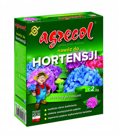 Добриво для гортензій NPK (12-5-20) 1,2 кг, Agrecol, фото 1