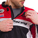 Мотокуртка літня текстильна Honda Racing Team сітка, фото 6