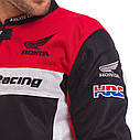 Мотокуртка літня текстильна Honda Racing Team сітка, фото 8