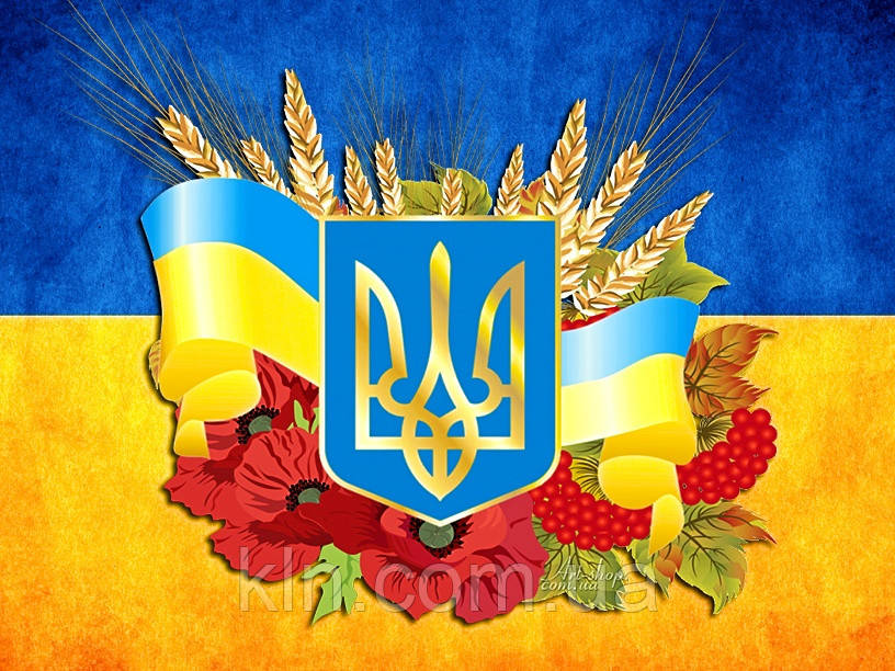 Алмазна вишивка на підрамнику Моя улюблена країна Україна 30 х 40 см (арт. TN994), фото 1