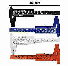 Пластиковий кишеньковий штангенциркуль щоденний вимірювальний інструмент лінійка 80мм