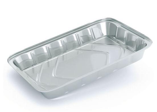 Контейнер алюмінієвий R-88 L 253x187 мм. h = 54 мм. 2000 мл. без кришки (арт. R-88 L) Кр.1892