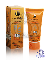 Солнцезащитный крем Lakmé Sun Block Moisturizing Essence SPF 65+