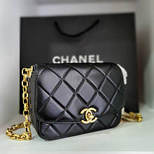 Жіночий брендовий шкіряна сумка-репліка Chanel (Шанель)