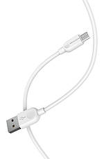 Кабель для зарядки телефона/ смартфона Borofone BX14 LinkJet USB - Micro-USB 2.4 А 2 м Білий, фото 5