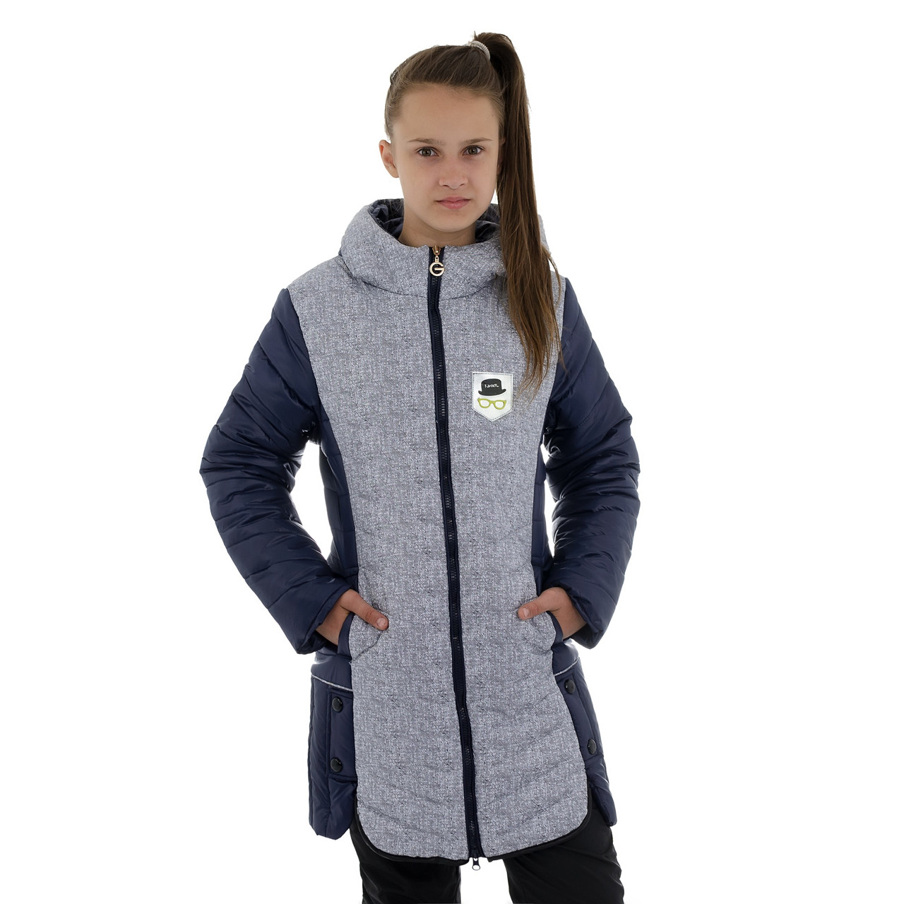 Демісезонна куртка для дівчинки підлітка розмір 146-158