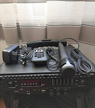 Колонка на акумуляторі з мікрофоном ZPX ZX-7774 потужність 150 W USB Bluetooth FM 15", фото 4