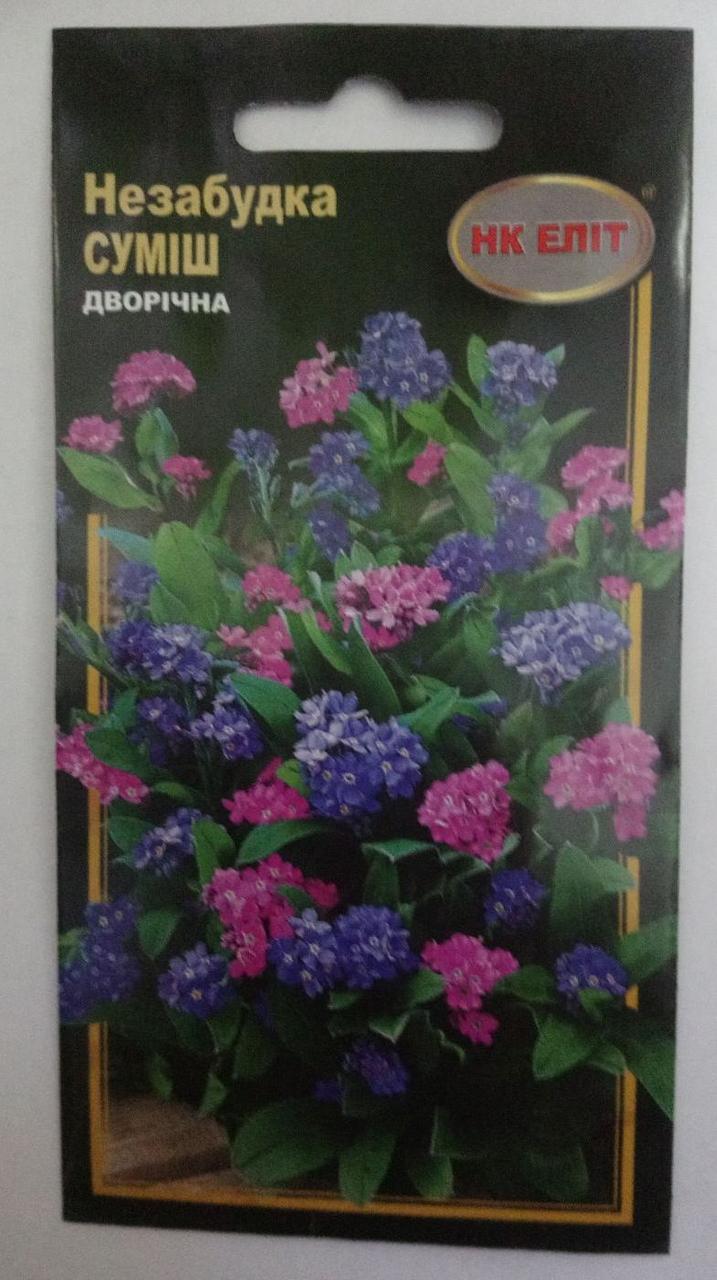 Насіння квітів Незабудка Суміш блакитно-рожева, 0.1 г, фото 1