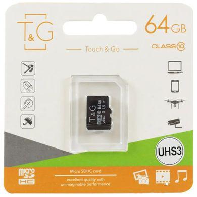 Карта пам'яті T & G microSDXC (UHS-3) 64 GB class 10, фото 1