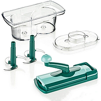 Овочерізка Nicer Dicer TWIST| Подрібнювач для продуктів| Подрібнювач овочів| Подвійний подрібнювач-2280, фото 7