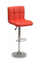 Высокий барный стул Hoker Monro red