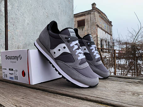 Чоловічі кросівки Saucony Jazz Original 2044-553s Grey White сірі Оригінал, фото 1
