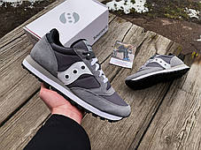 Чоловічі кросівки Saucony Jazz Original 2044-553s Grey White сірі Оригінал, фото 3