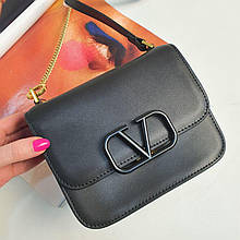 Жіночий брендовий якісна шкіряна сумка Valentino (репліка) LUX+++