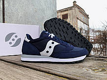 Чоловічі кросівки Saucony Jazz Original 2044-316s Navy White темно-сині Оригінал, фото 5