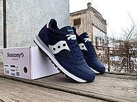 Чоловічі кросівки Saucony Jazz Original 2044-316s Navy White темно-сині Оригінал