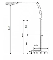 Операційно-оглядовий світильник LUVIS-E100, фото 3