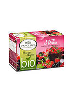 Чай травяной с лесными ягодами L'Angelica Frutti di Bosco, BIO 15 пакетиков, Италия