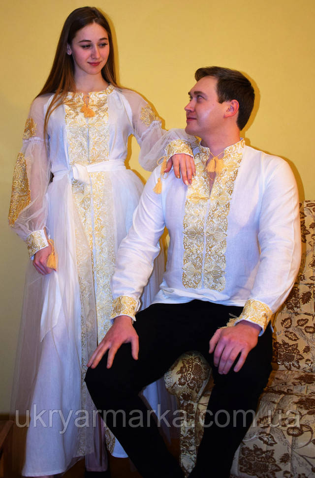 Парна вишиванка весільна