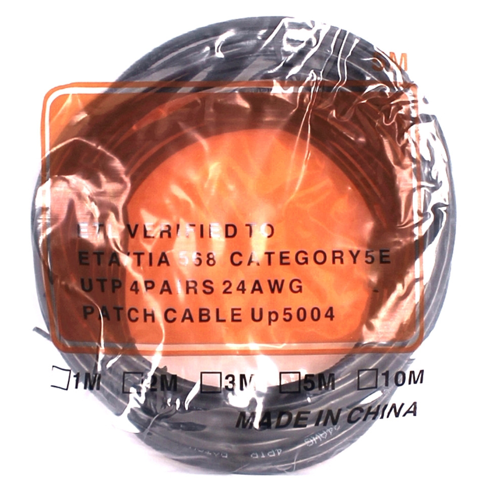 Патч-корд UTP 1 м CAT 5 RJ45 Lan сетевой кабель для интернета и роутера Ethernet - фото 10 - id-p1375503704