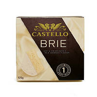 Сыр с плесенью Бри "Castello" 50% Дания фасовка 0.125 kg