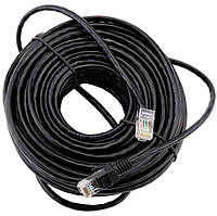 Литой патч-корд UTP 20 метров CAT5 RJ45 Lan сетевой кабель для интернета и роутера Витая пара
