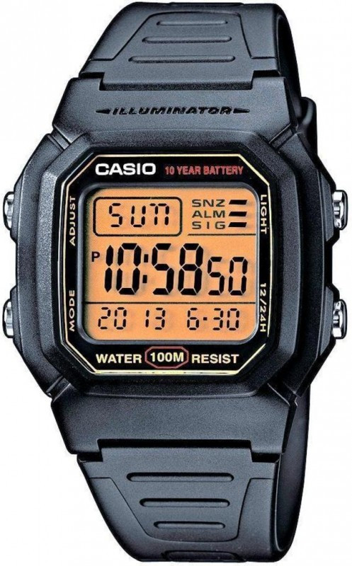 Годинники чоловічі кварцево-електронні спортивні стильні оригінал Casio W-800HG-9AVEF (модуль №3240, 3092)