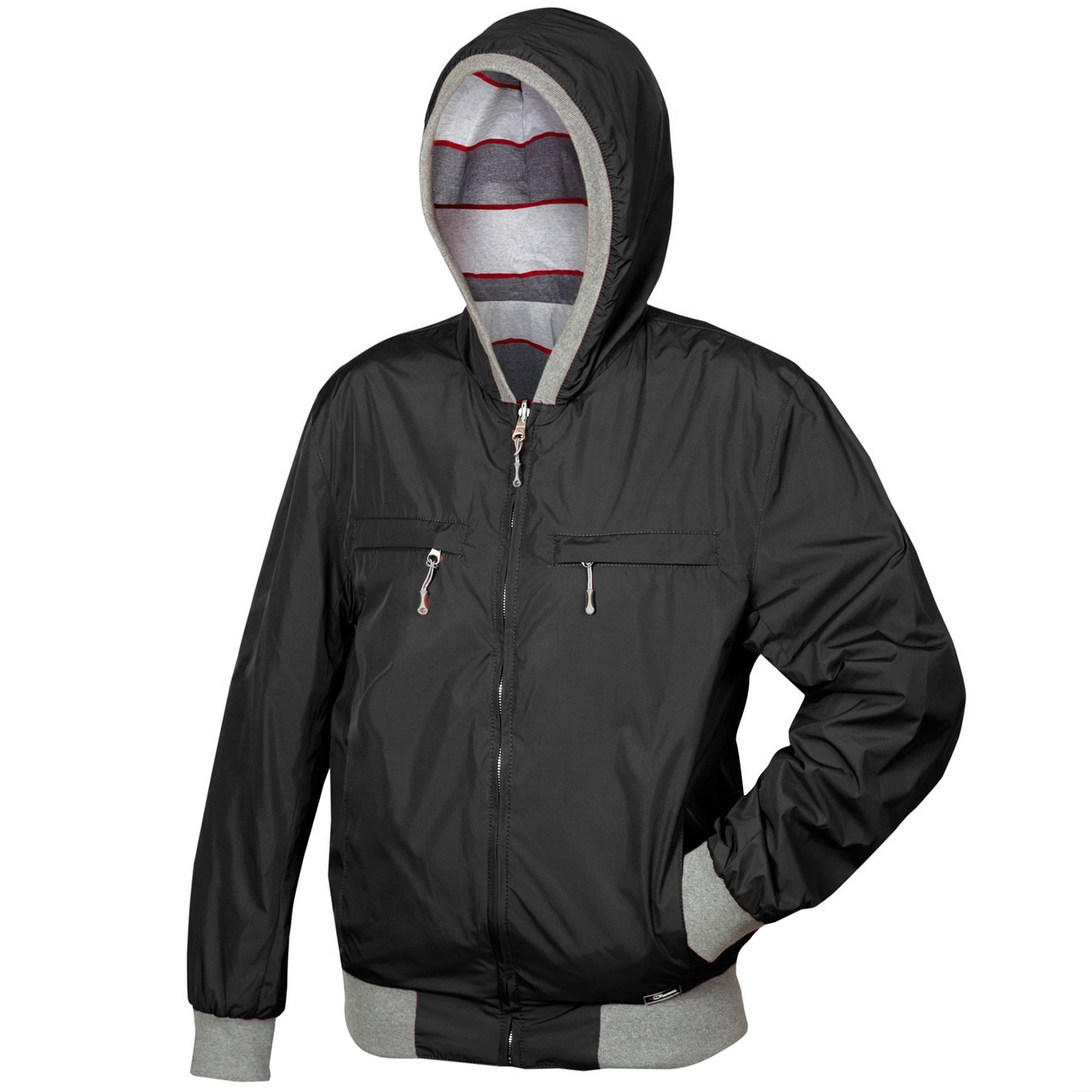 Вітровка чоловіча двостороння City Classic Чорний, фото 1