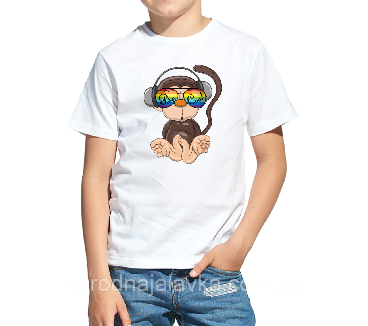 Футболка дитяча Мавпа. Футболка для хлопчика або дівчинки.