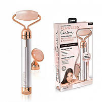 Електричний ролик - масажер для обличчя Flawless Facial Roller Massager| Кварцовий ролик-масажер для обличчя-2286, фото 4