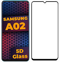 5D стекло Samsung Galaxy A02 A022 (Защитное Full Glue)