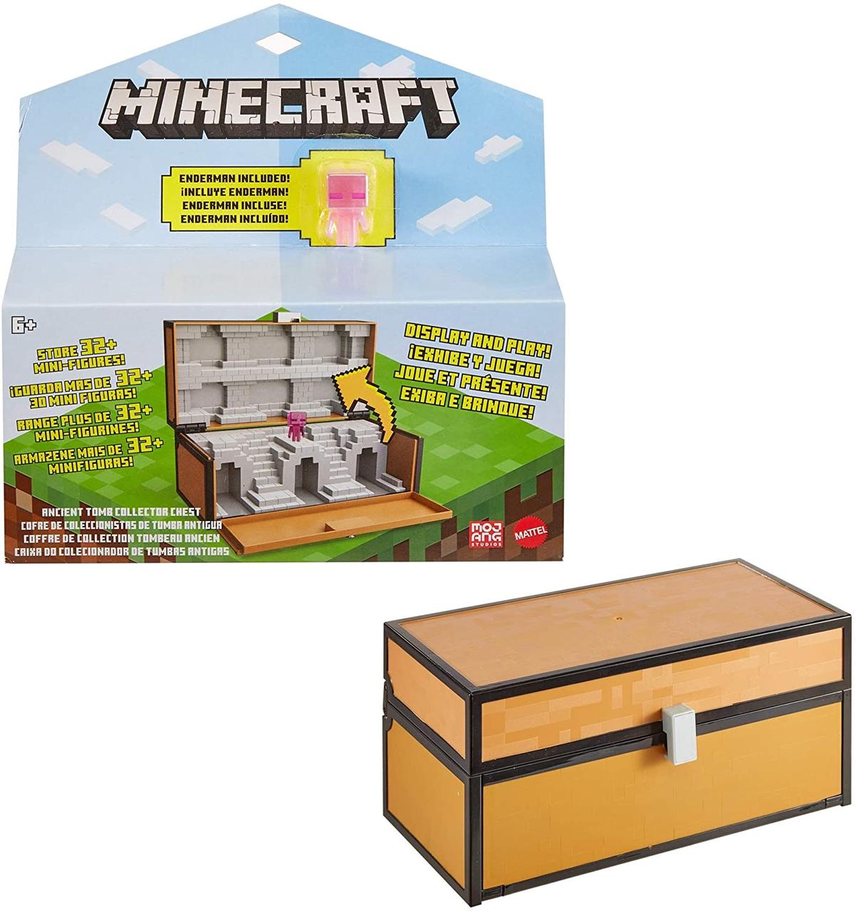 Сундук колекціонера Майнкрафт із фігуркою кейс майс майнкрафт Minecraft Collector Chest